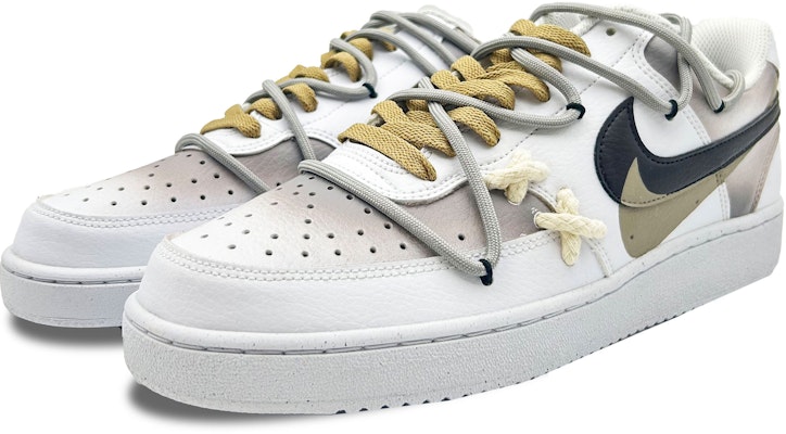 (W) 나이키 커스텀 코트 비전 로우 '화이트 탄' (78 characters) DH3158-101-460278 Lookbook (W) 나이키 커스텀 코트 비전 로우 '화이트 탄' (78 characters) DH3158-101-460278