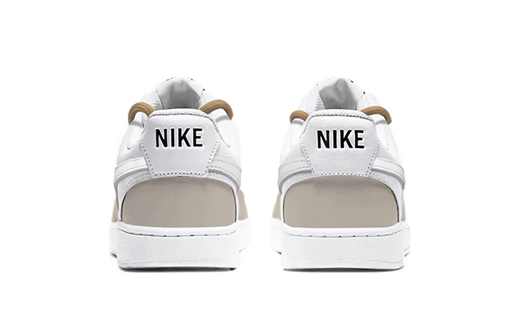 Shop (W) 【定制鞋款】耐克Court Vision Low Next Nature '焦糖拿铁' DH3158-101(TeamY-女款摩卡焦糖拿铁白棕)