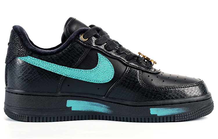 Order 【客製球鞋】Nike 北緯新賦 愛如巖石 潮流 耐磨輕便 低筒 板鞋 女款 藍黑