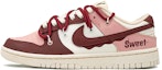 Buy (W) 나이키 커스텀 덩크 로우 '발렌타인 초코' DD1503-109(Team27-女款甜心巧克力酒红粉白)