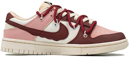 (W) 나이키 커스텀 덩크 로우 '발렌타인 초코' DD1503-109(Team27-女款甜心巧克力酒红粉白) Order (W) 나이키 커스텀 덩크 로우 '발렌타인 초코' DD1503-109(Team27-女款甜心巧克力酒红粉白)