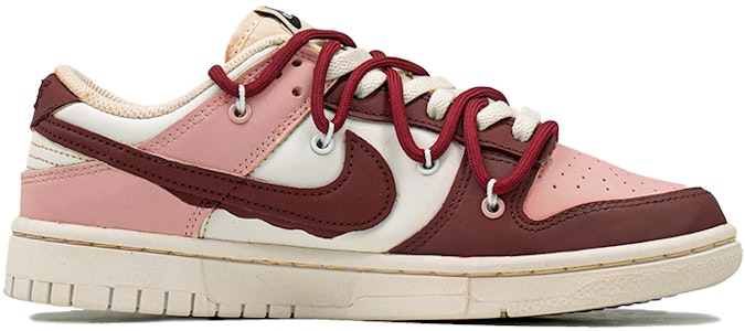 (W) 나이키 커스텀 덩크 로우 '발렌타인 초코' DD1503-109(Team27-女款甜心巧克力酒红粉白) Order (W) 나이키 커스텀 덩크 로우 '발렌타인 초코' DD1503-109(Team27-女款甜心巧克力酒红粉白)