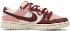 Order (W) 나이키 커스텀 덩크 로우 '발렌타인 초코' DD1503-109(Team27-女款甜心巧克力酒红粉白)