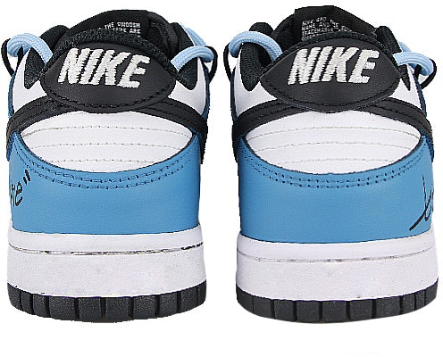 【客製球鞋】 Nike Dunk 低筒黑色 反向時間 解構鞋帶 手繪 潮流 耐磨 低筒 滑板鞋 女款 黑白藍 Purchase 【客製球鞋】 Nike Dunk 低筒黑色 反向時間 解構鞋帶 手繪 潮流 耐磨 低筒 滑板鞋 女款 黑白藍