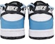 Purchase 【客製球鞋】 Nike Dunk 低筒黑色 反向時間 解構鞋帶 手繪 潮流 耐磨 低筒 滑板鞋 女款 黑白藍