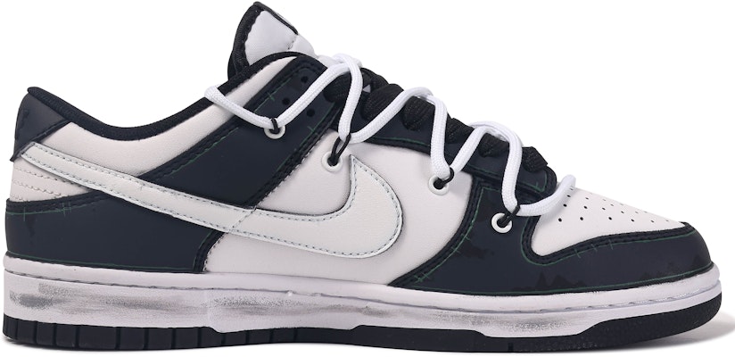 (W) 【カスタムシューズ】(女性用) ナイキ カスタム x ダンク ロー 'ダヴィンチ ブラック ホワイト グリーン' CW1590-100(TeamM-女款安全出口S-BOX) Buy (W) 【カスタムシューズ】(女性用) ナイキ カスタム x ダンク ロー 'ダヴィンチ ブラック ホワイト グリーン' CW1590-100(TeamM-女款安全出口S-BOX)