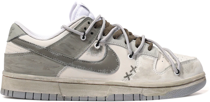 (W) 定制款 耐克 x Dunk Low '达芬奇涂鸦 灰白色' DH9765-102(TeamM-跌落低谷-BOX) Order (W) 定制款 耐克 x Dunk Low '达芬奇涂鸦 灰白色' DH9765-102(TeamM-跌落低谷-BOX)