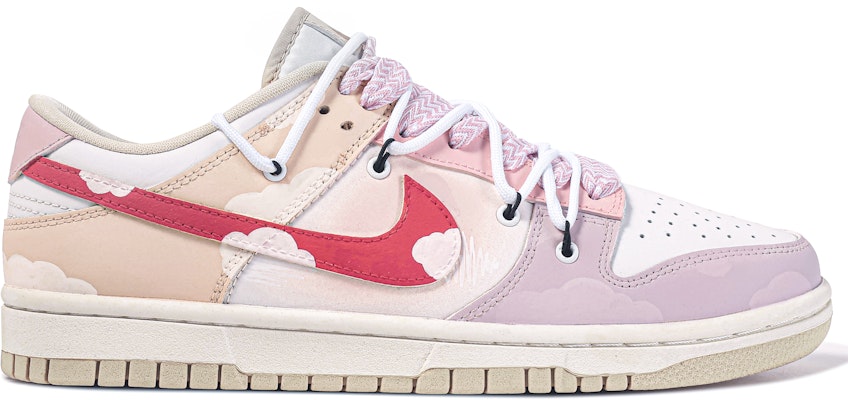 (W) 나이키 커스텀 덩크 로우 '다빈치 구름 핑크-화이트' (Nike Custom Dunk Low '다빈치 구름 핑크-화이트') DX5930-001(TeamM-女款云朵OK绷) Lookbook (W) 나이키 커스텀 덩크 로우 '다빈치 구름 핑크-화이트' (Nike Custom Dunk Low '다빈치 구름 핑크-화이트') DX5930-001(TeamM-女款云朵OK绷)