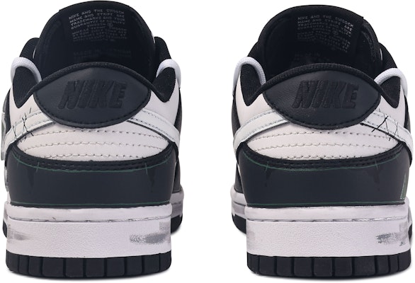 (W) 【カスタムシューズ】(女性用) ナイキ カスタム x ダンク ロー 'ダヴィンチ ブラック ホワイト グリーン' CW1590-100(TeamM-女款安全出口S-BOX) Shop (W) 【カスタムシューズ】(女性用) ナイキ カスタム x ダンク ロー 'ダヴィンチ ブラック ホワイト グリーン' CW1590-100(TeamM-女款安全出口S-BOX)