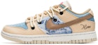 Buy 【訂製球鞋】 Nike Dunk Low 野鶴製造 摩卡牛仔 解構雙鞋帶 貼布 塗鴉 低筒 板鞋 女款 摩卡色