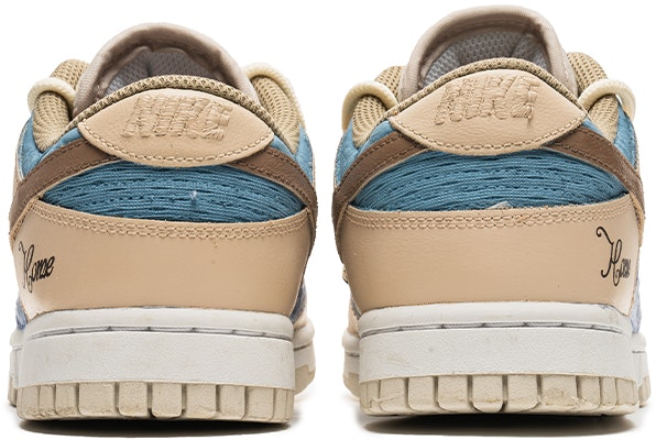 【訂製球鞋】 Nike Dunk Low 野鶴製造 摩卡牛仔 解構雙鞋帶 貼布 塗鴉 低筒 板鞋 女款 摩卡色 Shop 【訂製球鞋】 Nike Dunk Low 野鶴製造 摩卡牛仔 解構雙鞋帶 貼布 塗鴉 低筒 板鞋 女款 摩卡色