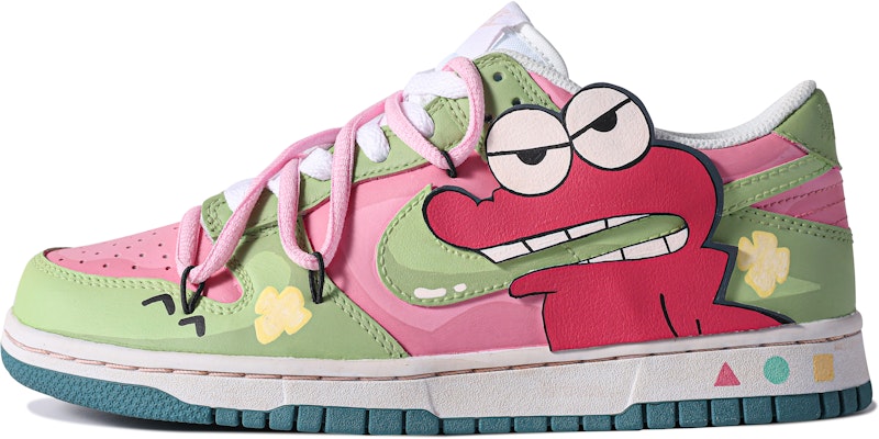 【定製球鞋】 Nike Dunk Low 達文西定製 鱷魚餅乾 特殊鞋盒 3D 可愛動物 原創 設計感 時尚 雙鞋帶 舒適 低筒 板鞋 女款 粉綠 Buy 【定製球鞋】 Nike Dunk Low 達文西定製 鱷魚餅乾 特殊鞋盒 3D 可愛動物 原創 設計感 時尚 雙鞋帶 舒適 低筒 板鞋 女款 粉綠