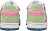 Shop 【定製球鞋】 Nike Dunk Low 達文西定製 鱷魚餅乾 特殊鞋盒 3D 可愛動物 原創 設計感 時尚 雙鞋帶 舒適 低筒 板鞋 女款 粉綠