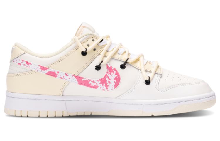 Order 【定制球鞋】 Nike Dunk Low 嘻哈巔峰 說唱 熱狗 髒藝術家 解構風 雙鞋帶 低幫 板鞋 女款 白米粉