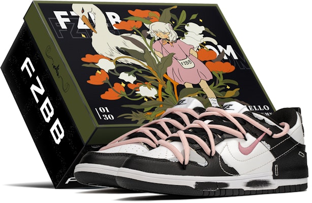 (W) 나이키 덩크 디스럽트 2 "블랙 핑크 플로럴 기프트 박스" DV4024-002(TeamA-花语S-BOX) Buy (W) 나이키 덩크 디스럽트 2 "블랙 핑크 플로럴 기프트 박스" DV4024-002(TeamA-花语S-BOX)