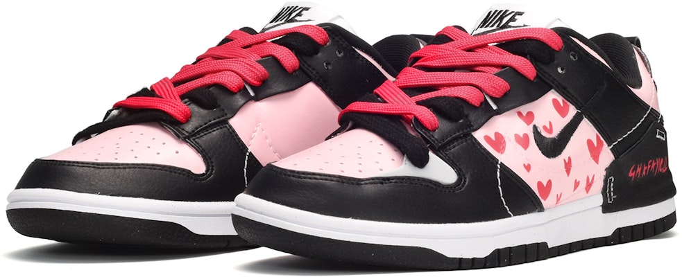 (W) 나이키 덩크 디스럽트 2 '블랙 핑크 하트' 커스텀 슈즈 DV4024-002(TeamE-女款爱心黑粉) Lookbook (W) 나이키 덩크 디스럽트 2 '블랙 핑크 하트' 커스텀 슈즈 DV4024-002(TeamE-女款爱心黑粉)