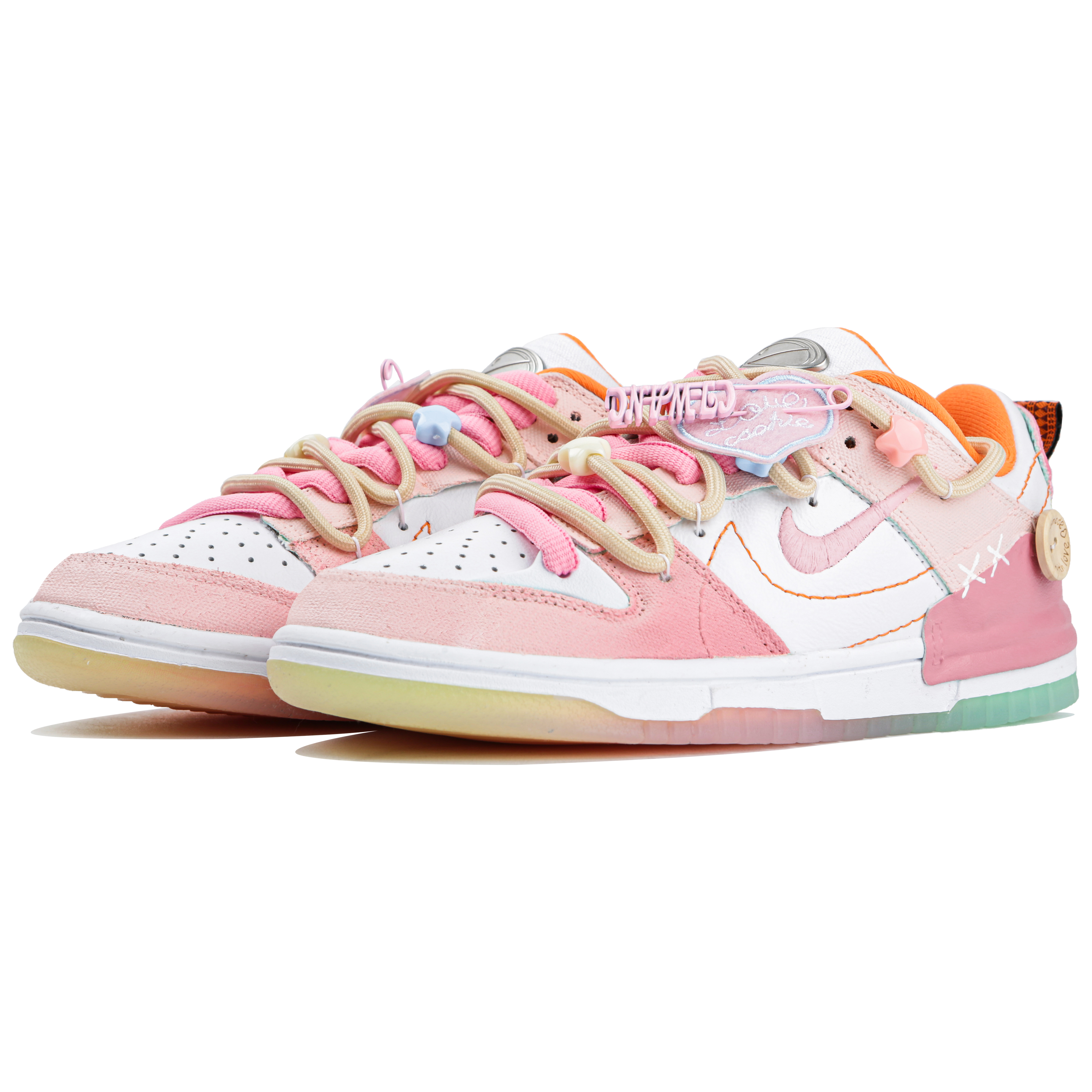 Lookbook 【客製球鞋】 Nike Dunk Disrupt 2 銀河系少女 童心未泯 童趣 甜妹 多巴胺 低筒 板鞋 女款 粉