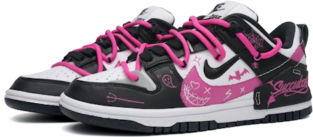 (W) Nike Dunk Disrupt 2 "Diablo" Graffiti Rosa/Blanco/Negro DV4024-002(Team35-小恶魔涂鸦) Lookbook (W) Nike Dunk Disrupt 2 "Diablo" Graffiti Rosa/Blanco/Negro DV4024-002(Team35-小恶魔涂鸦)