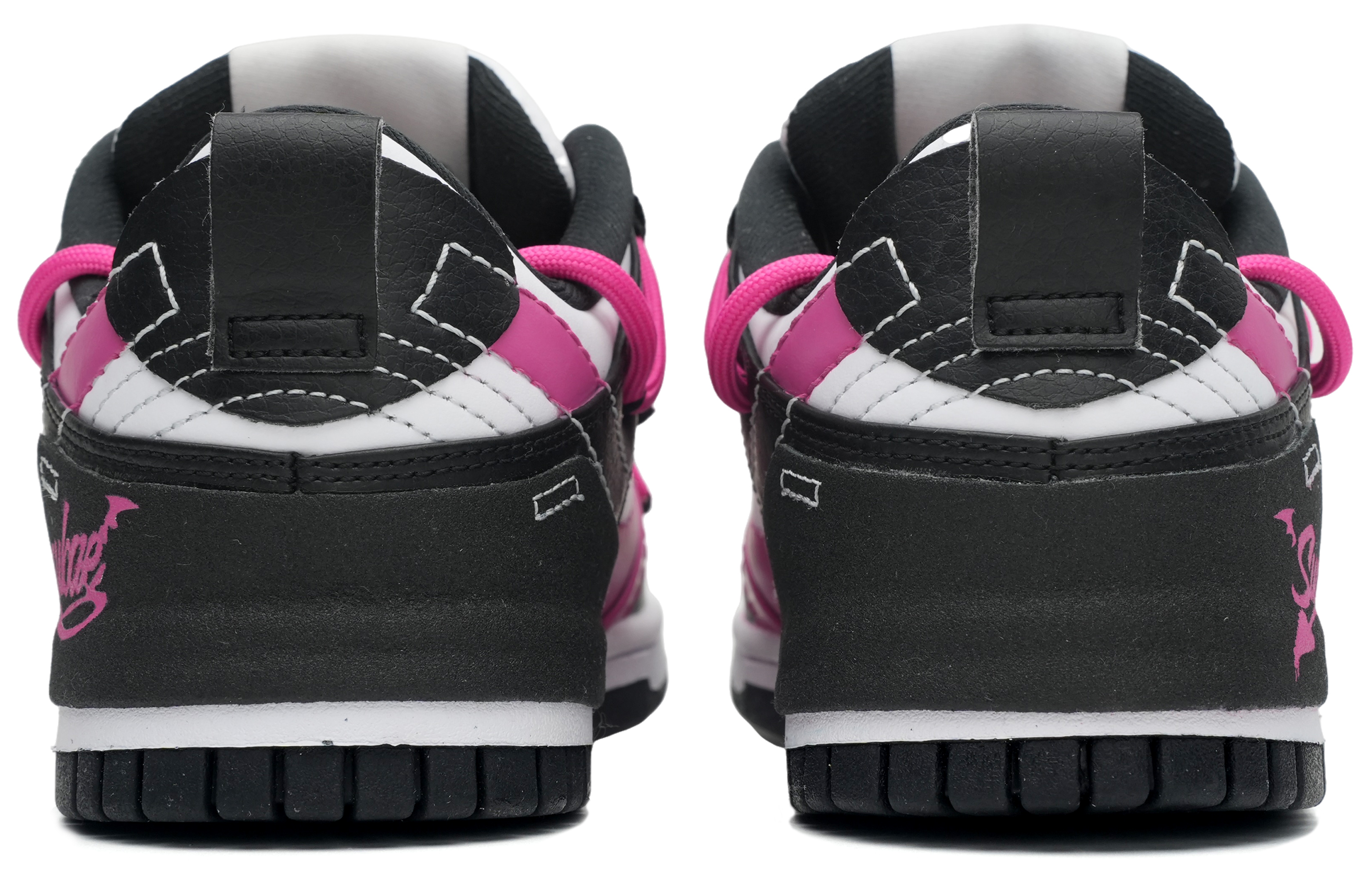 Shop 【訂製球鞋】 Nike Dunk Disrupt 2 小惡魔塗鴉 多巴胺搭配 甜酷風 低筒 帆布鞋 女款 黑白粉