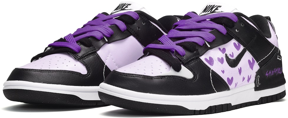 【訂製球鞋】 Nike Dunk Disrupt 2 甜酷風 戀愛之心 葡萄 低筒 板鞋 女款 黑紫 Lookbook 【訂製球鞋】 Nike Dunk Disrupt 2 甜酷風 戀愛之心 葡萄 低筒 板鞋 女款 黑紫