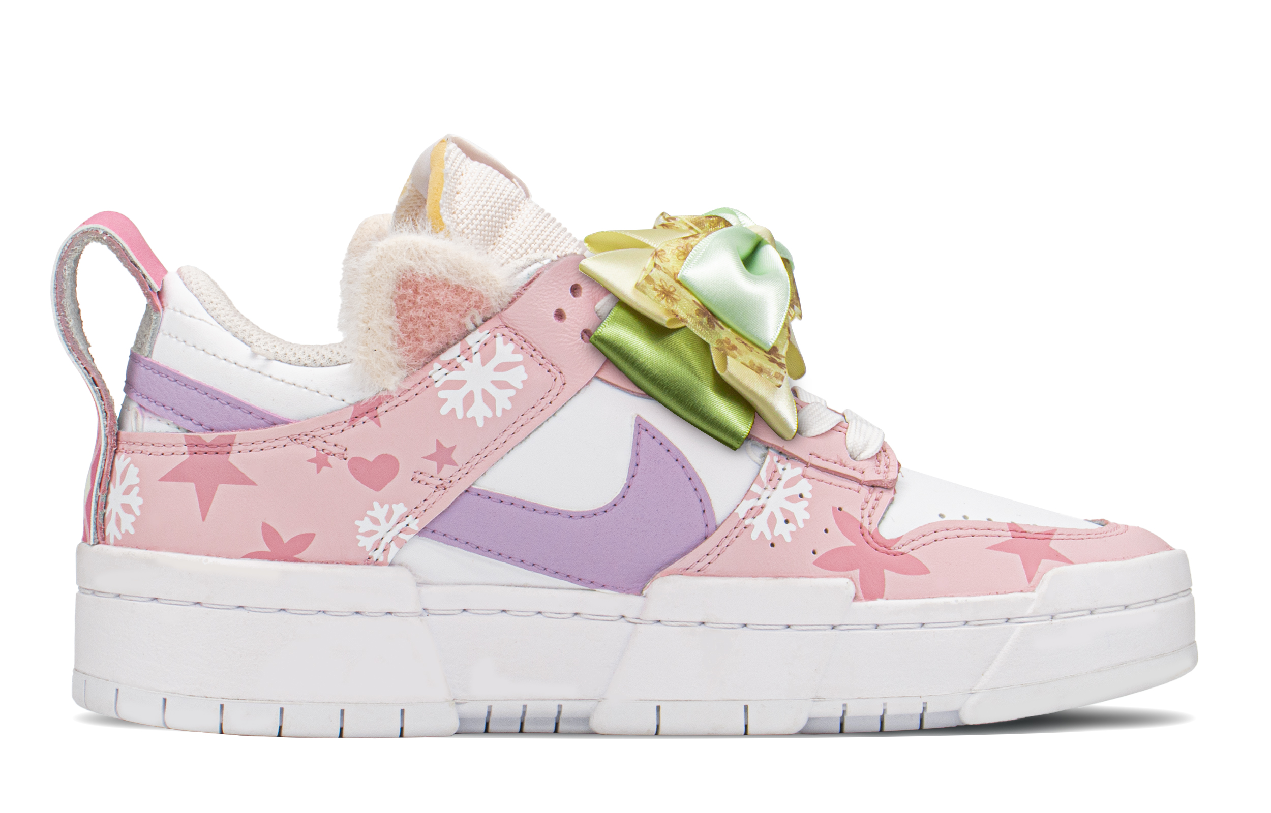 Order (W) 【カスタムシューズ】ナイキ ダンク ディスラプト 'キャッスルピンク ホワイトグリーン'（女性用） DO5219-111(TeamA-DK城堡贝儿绿S-BOX)