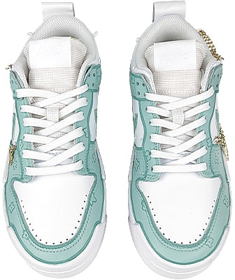 (W) 나이키 덩크 디스럽트 '클로버 patchwork 화이트-그린' (커스텀) DO5219-111(Team叁-女款四叶草) Shop (W) 나이키 덩크 디스럽트 '클로버 patchwork 화이트-그린' (커스텀) DO5219-111(Team叁-女款四叶草)