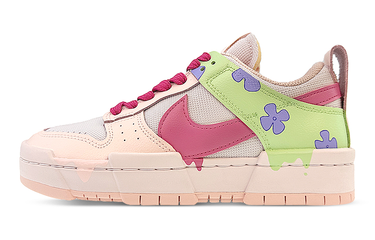 [Custom Shoes] (Women) Nike Dunk Disrupt 'Green Pink'