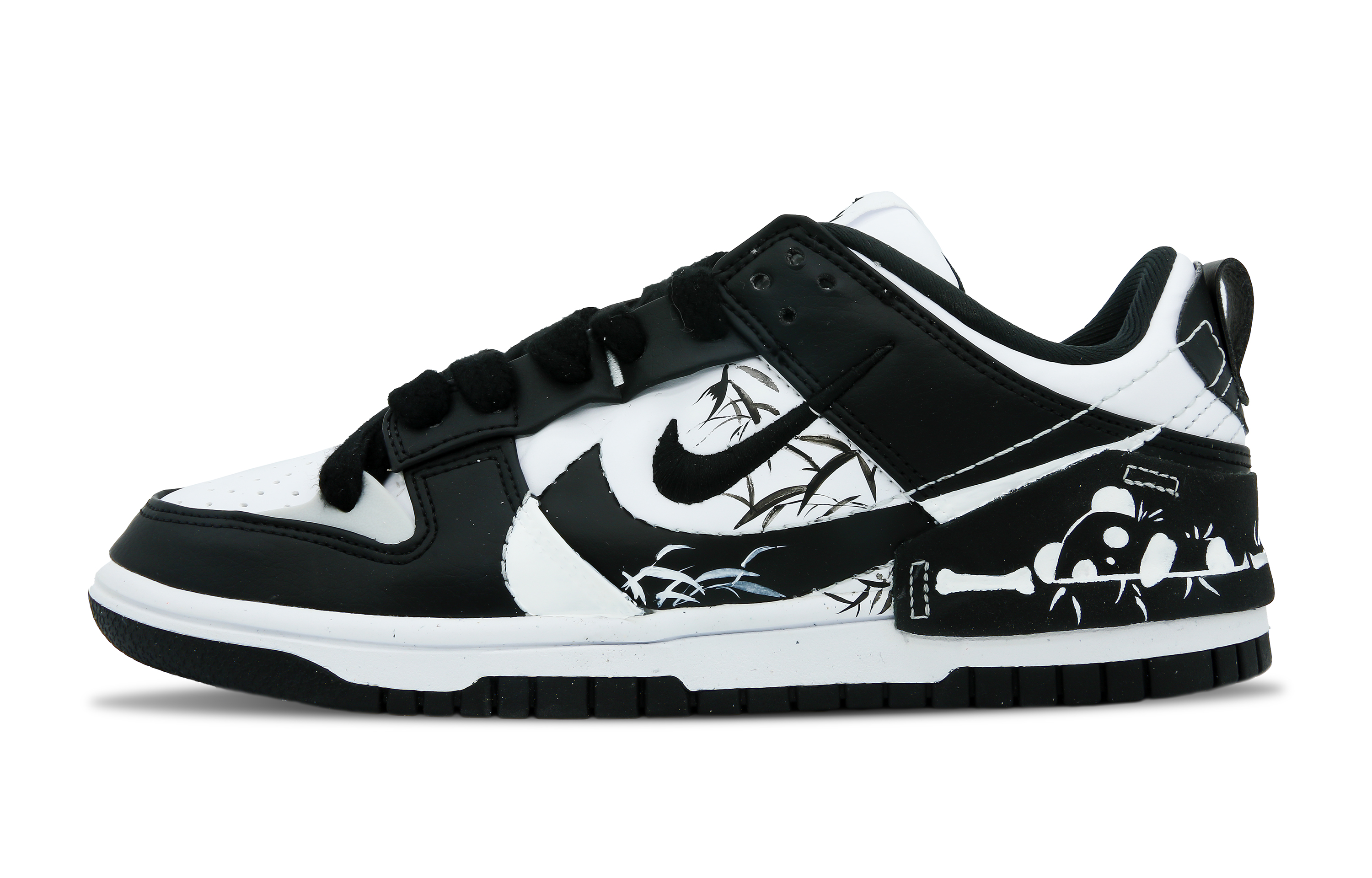 [Custom Shoes] (Women) Nike Dunk Disrupt 'Ink Bamboo Panda' DV4024-002-474170