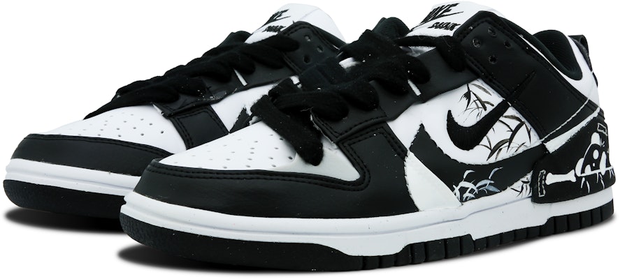 (W) 나이키 덩크 디스럽트 '잉크 대나무 팬더' (커스텀) DV4024-002-474170 Lookbook (W) 나이키 덩크 디스럽트 '잉크 대나무 팬더' (커스텀) DV4024-002-474170