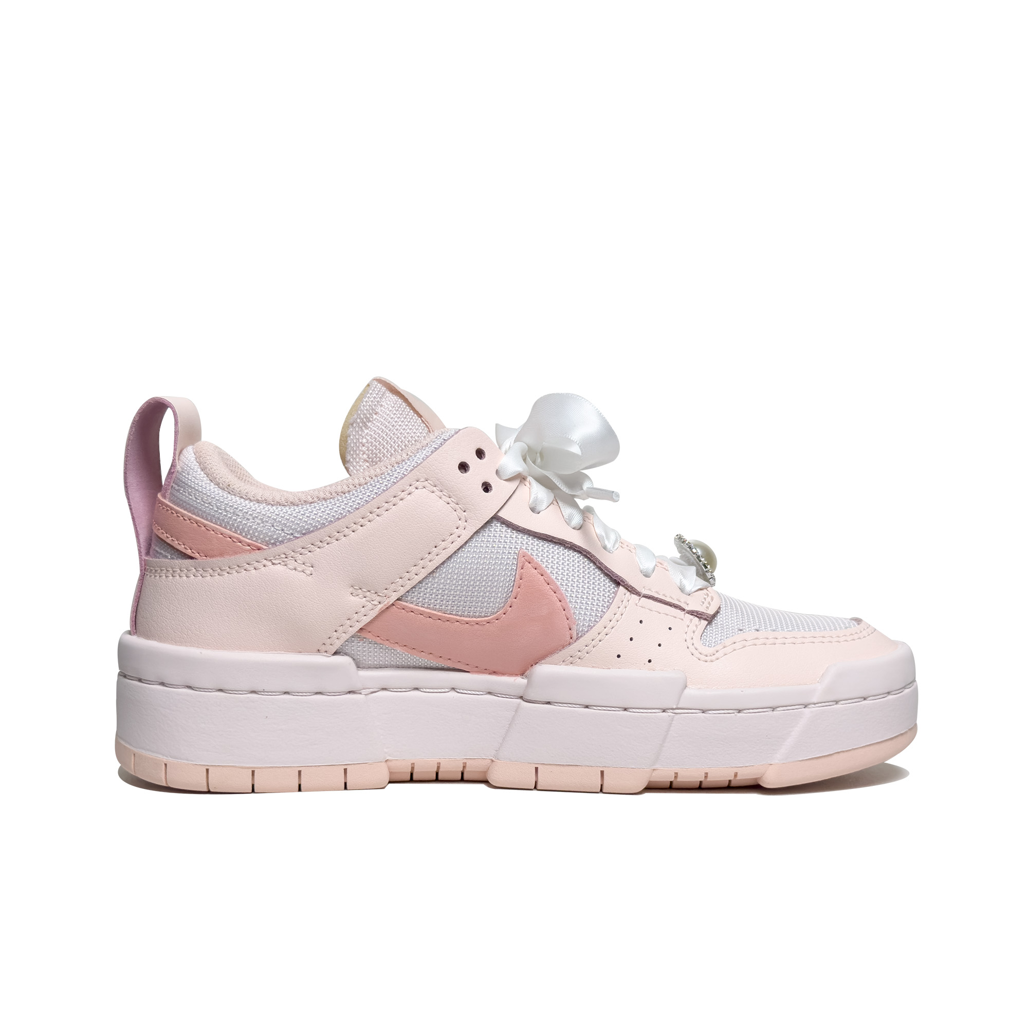 Order (W) カスタムシューズ (女性用) ナイキ ダンク ディスラプト 'ピーチ ウーロン' CK6654-602(Team95-蜜桃乌龙)