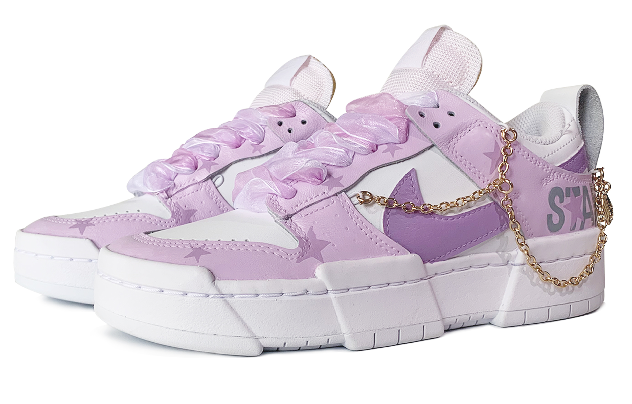 Lookbook [Custom Shoes] (Women) Nike Dunk Disrupt 'Purple Star'