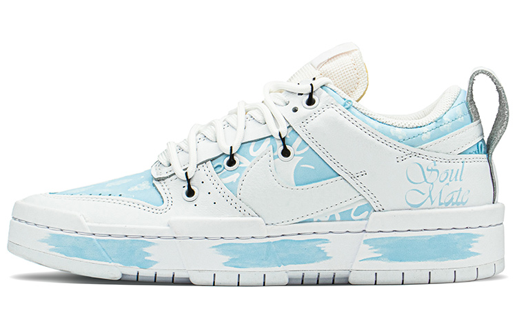 Order 【定制球鞋】Nike Dunk Disrupt 520 fzbb 靈魂伴侶 低幫 板鞋 女款 藍白 特殊禮盒