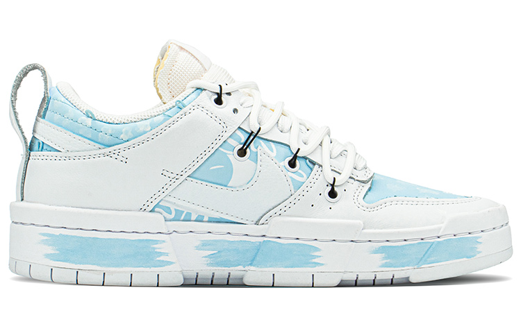 Lookbook 【定制球鞋】Nike Dunk Disrupt 520 fzbb 靈魂伴侶 低幫 板鞋 女款 藍白 特殊禮盒