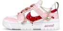 Buy 【客製球鞋】 Nike Dunk Disrupt Low 玩鞋款 櫻桿絲質 雙鞋帶 鏈條 流動 低筒 板鞋 女款 白粉