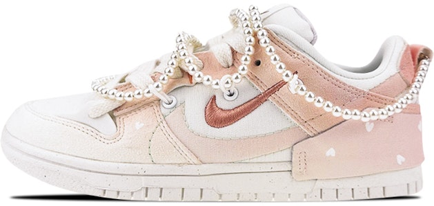 (W) 【定制鞋款】耐克Dunk Disrupt低帮“樱花粉-白” DH4402-100(Team叁-女款樱花珍珠S-BOX) Buy (W) 【定制鞋款】耐克Dunk Disrupt低帮“樱花粉-白” DH4402-100(Team叁-女款樱花珍珠S-BOX)