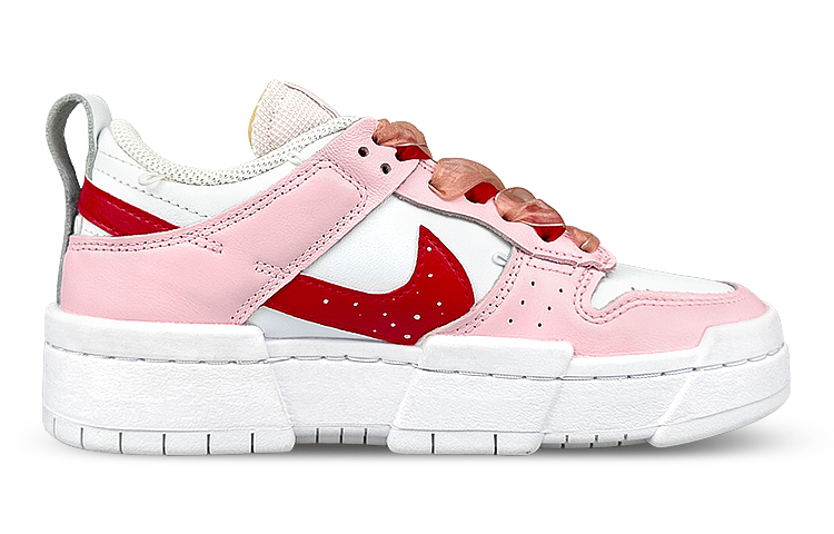 Order (W) ナイキ ダンク ディスラプト ロー "桜絹" (カスタム) DO5219-111(Team叁-女款樱桃)