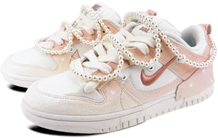 (W) 【定制鞋款】耐克Dunk Disrupt低帮“樱花粉-白” DH4402-100(Team叁-女款樱花珍珠S-BOX) Lookbook (W) 【定制鞋款】耐克Dunk Disrupt低帮“樱花粉-白” DH4402-100(Team叁-女款樱花珍珠S-BOX)