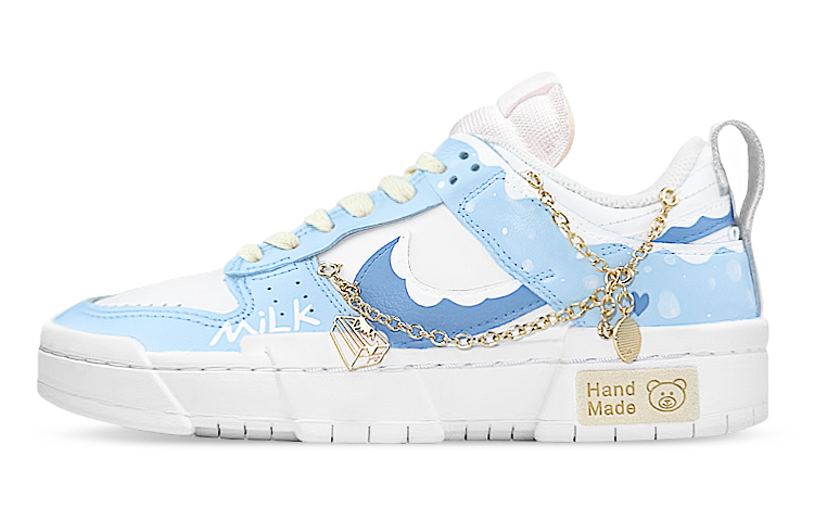 [Custom Shoes] (Women) Nike Dunk Disrupt Low 'Cream Blue'