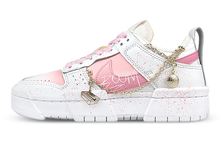 [Custom Shoes] (Women) Nike Dunk Disrupt Low 'Pink Blast Gradient'