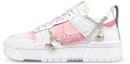 Buy 【訂製籃球鞋】Nike Dunk Disrupt Low 禮盒 襪子 粉紅爆炸 潑墨 漸變暈染 低筒 板鞋 女款 白粉