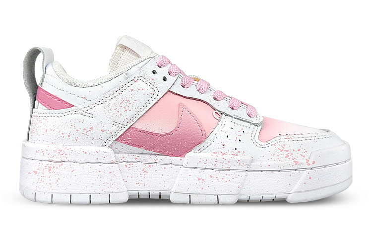 Order (W) 【カスタムシューズ】ナイキ ダンク ディスラプト ロー「ピンクブラストグラデ」女性用 DO5219-111(Team47-女款爆炸SBOX)