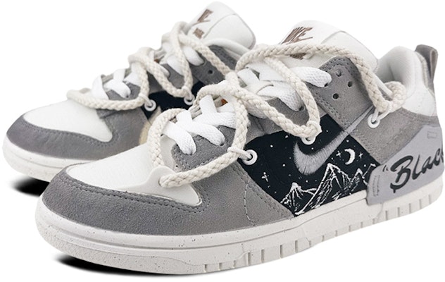 (W) 나이키 덩크 디스럽트 로우 '로프 그레이 블랙' (커스텀) DH4402-100(Team叁-女款山川月亮) Lookbook (W) 나이키 덩크 디스럽트 로우 '로프 그레이 블랙' (커스텀) DH4402-100(Team叁-女款山川月亮)