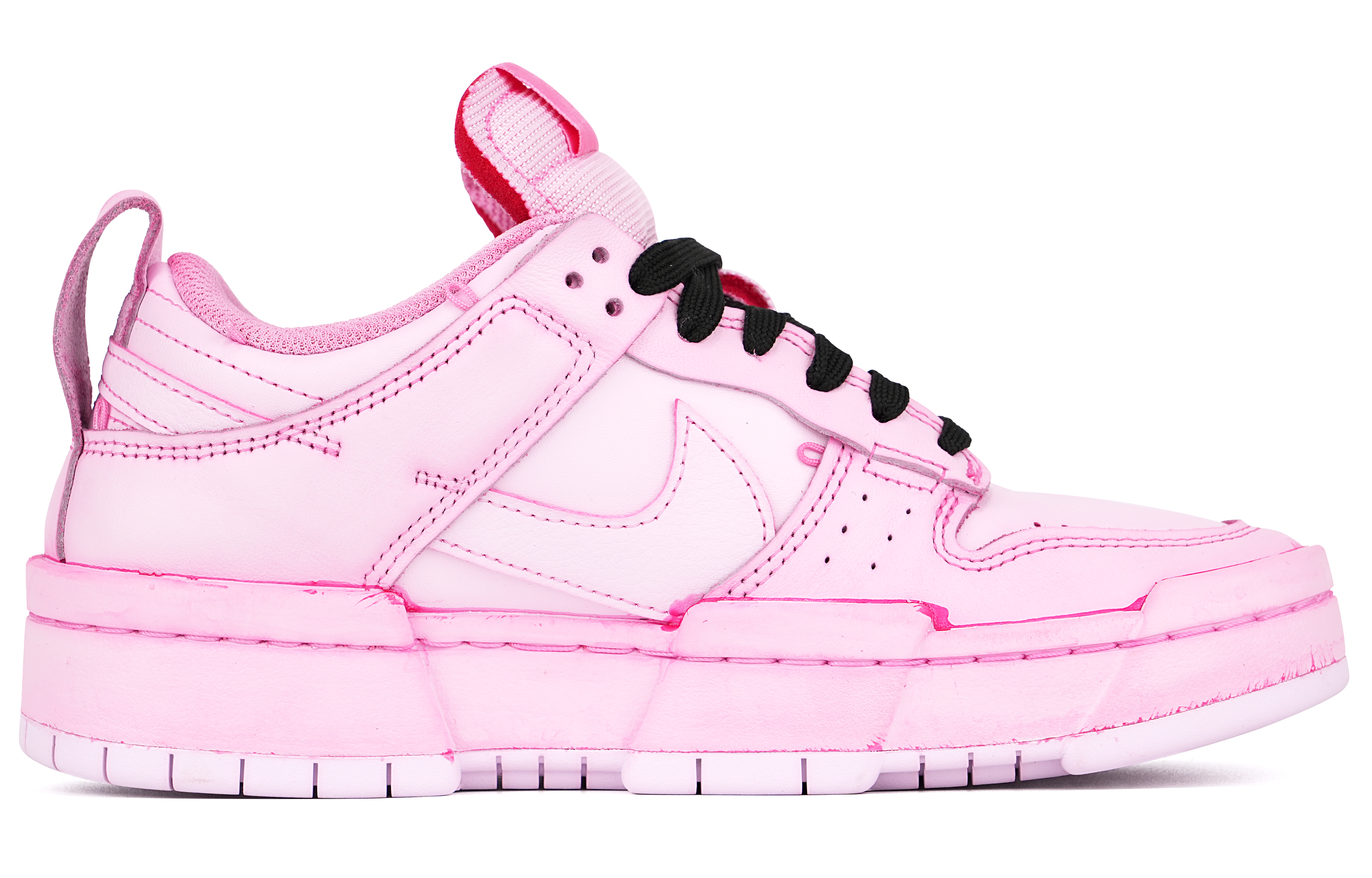 Order (W) 【カスタムシューズ】ナイキダンクディスラプトロウ '夏Y2Kタイダイ ピンクブラック' 여성用 DO5219-111(TeamTen-女款粉黑pink)
