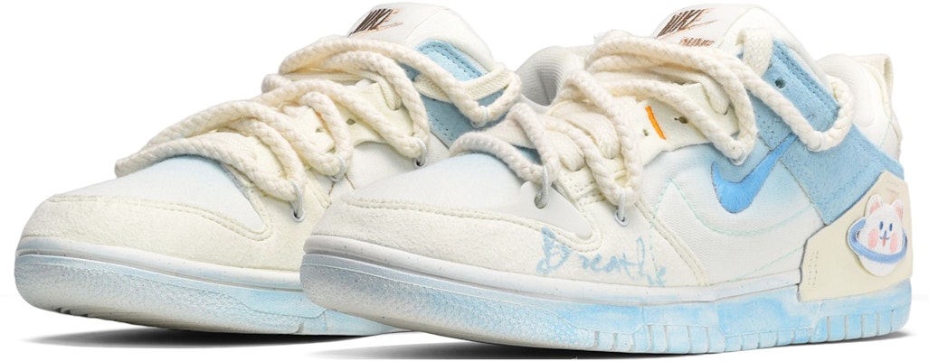 (W) 나이키 덩크 디스럽트 로우 '써머 민트 블루 폴라베어' (78 characters) DH4402-100(TeamE-女款蓝色北极熊蓝白黄) Lookbook (W) 나이키 덩크 디스럽트 로우 '써머 민트 블루 폴라베어' (78 characters) DH4402-100(TeamE-女款蓝色北极熊蓝白黄)