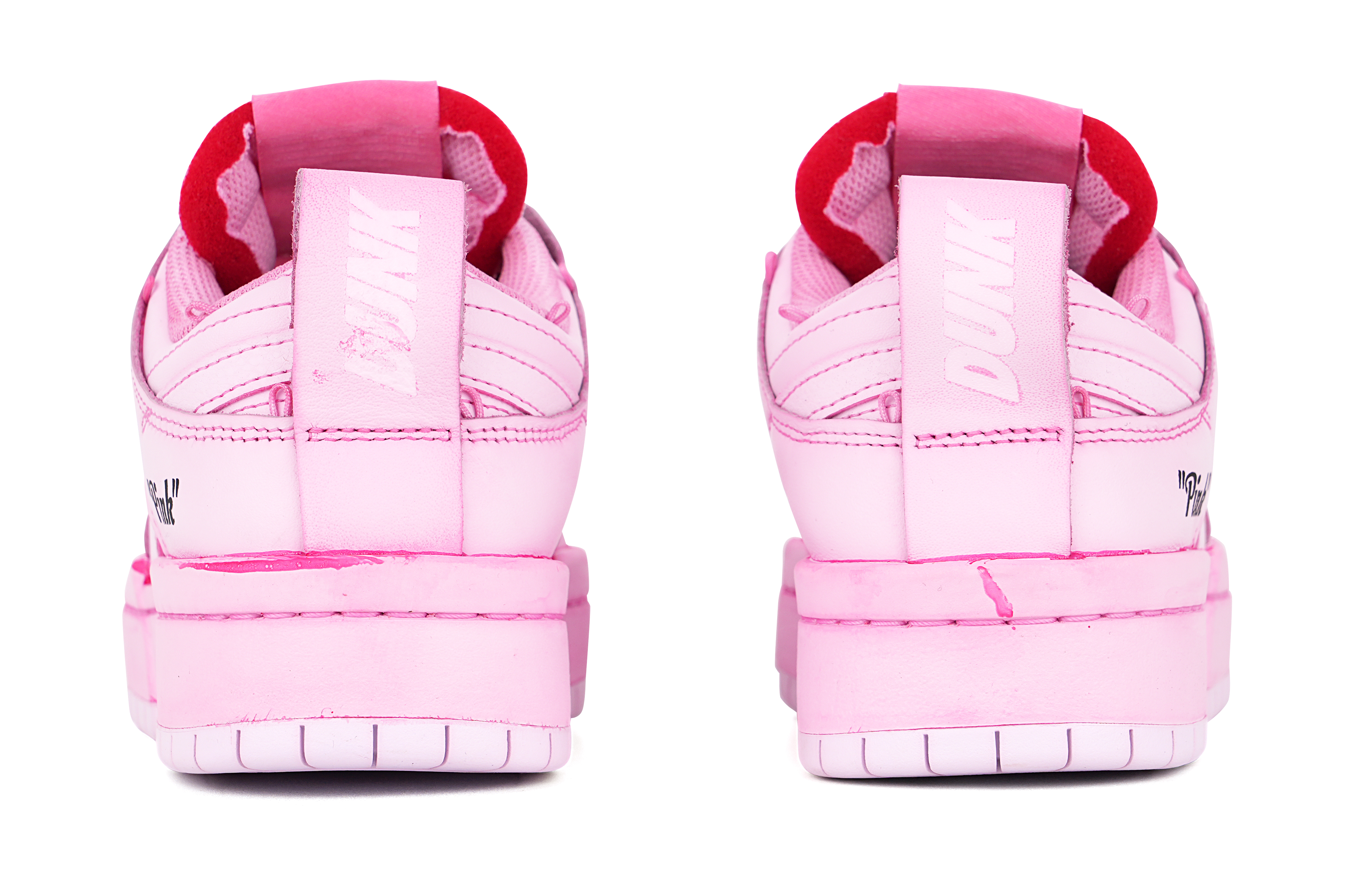 Shop (W) 【カスタムシューズ】ナイキダンクディスラプトロウ '夏Y2Kタイダイ ピンクブラック' 여성用 DO5219-111(TeamTen-女款粉黑pink)