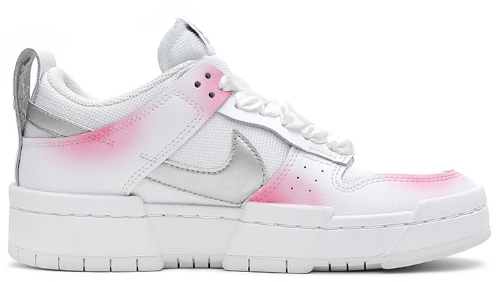 (W) 나이키 덩크 디스럽트 로우 '화이트 실버 피치' (커스텀) DJ6226-100(team33-水蜜桃女款) Order (W) 나이키 덩크 디스럽트 로우 '화이트 실버 피치' (커스텀) DJ6226-100(team33-水蜜桃女款)