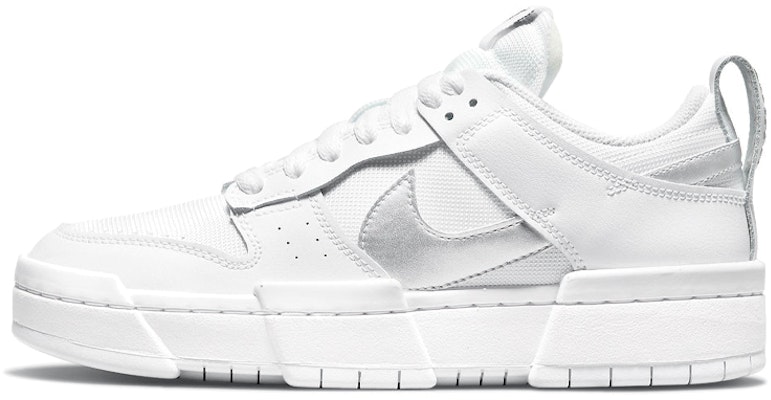 (W) 나이키 덩크 디스럽트 로우 '화이트 실버 피치' (커스텀) DJ6226-100(team33-水蜜桃女款) Details for (W) 나이키 덩크 디스럽트 로우 '화이트 실버 피치' (커스텀) DJ6226-100(team33-水蜜桃女款)