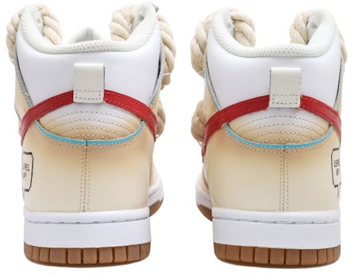【定制球鞋】Nike Dunk High 麻繩 遊戲 通關愛心 高幫 板鞋 女款 卡其藍紅棕 Shop 【定制球鞋】Nike Dunk High 麻繩 遊戲 通關愛心 高幫 板鞋 女款 卡其藍紅棕