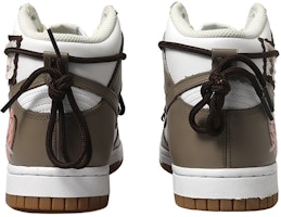 【定制球鞋】Nike Dunk High 生膠底 復古 格子貼布 愛心 二次元 摩卡 巧克力 高幫 板鞋 女款 棕白 Purchase 【定制球鞋】Nike Dunk High 生膠底 復古 格子貼布 愛心 二次元 摩卡 巧克力 高幫 板鞋 女款 棕白