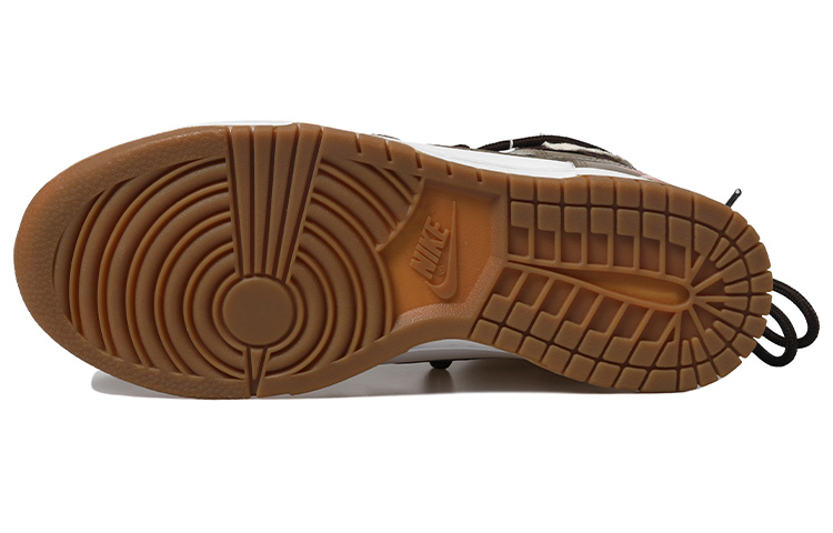 Details for (W) Zapatillas Nike Dunk High 'Mocha Chocolate Cuadros Parcheados' DD1869-109(Team拾玖-织补爱心S-BOX)
